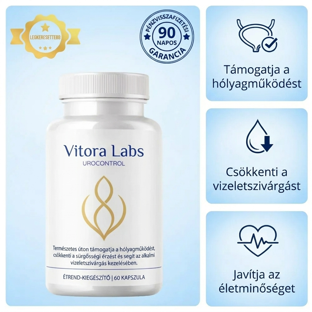 UroControl – Természetesen Csökkenti A Vizeletszivárgást És Az Éjszakai Vizelést