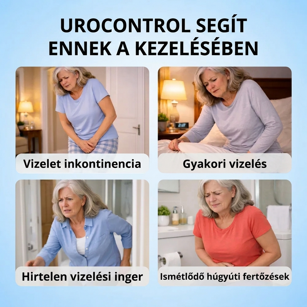 UroControl – Természetesen Csökkenti A Vizeletszivárgást És Az Éjszakai Vizelést